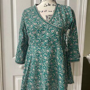 Bohemian mini dress Indian Summer21 by Gulap Chand Dress Size Medium